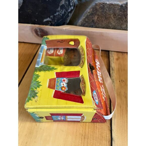 VTG 1966 Ideal Peewee doll tote house w/ 2 Uneeda Peewee dolls. Girl & Boy - Picture 9 of 10